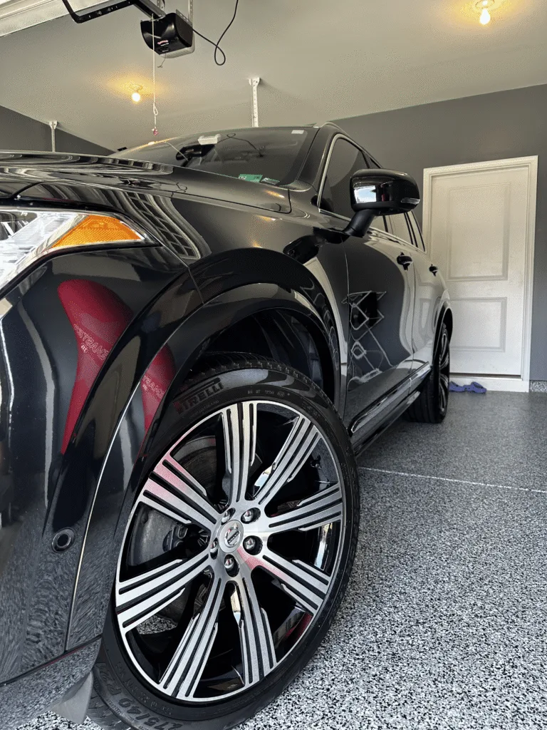 Mobile Detailing on the exterior of a car in Glen Allen