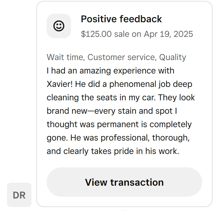 testimonial mobile detailing glen allen va